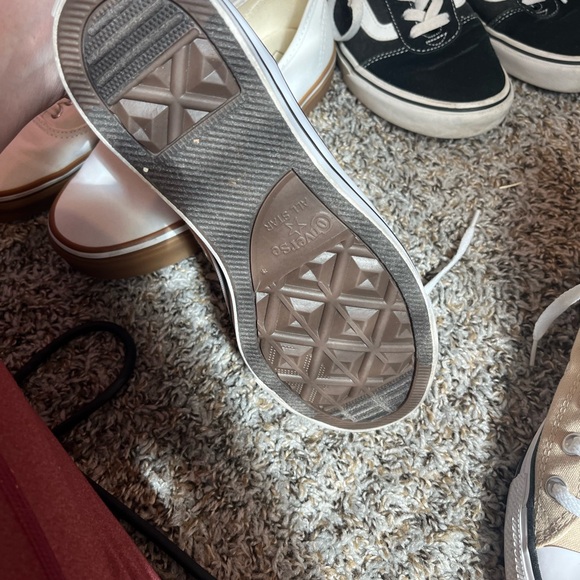 Converse Tan Canvas High-Tops - Picture 4 of 5